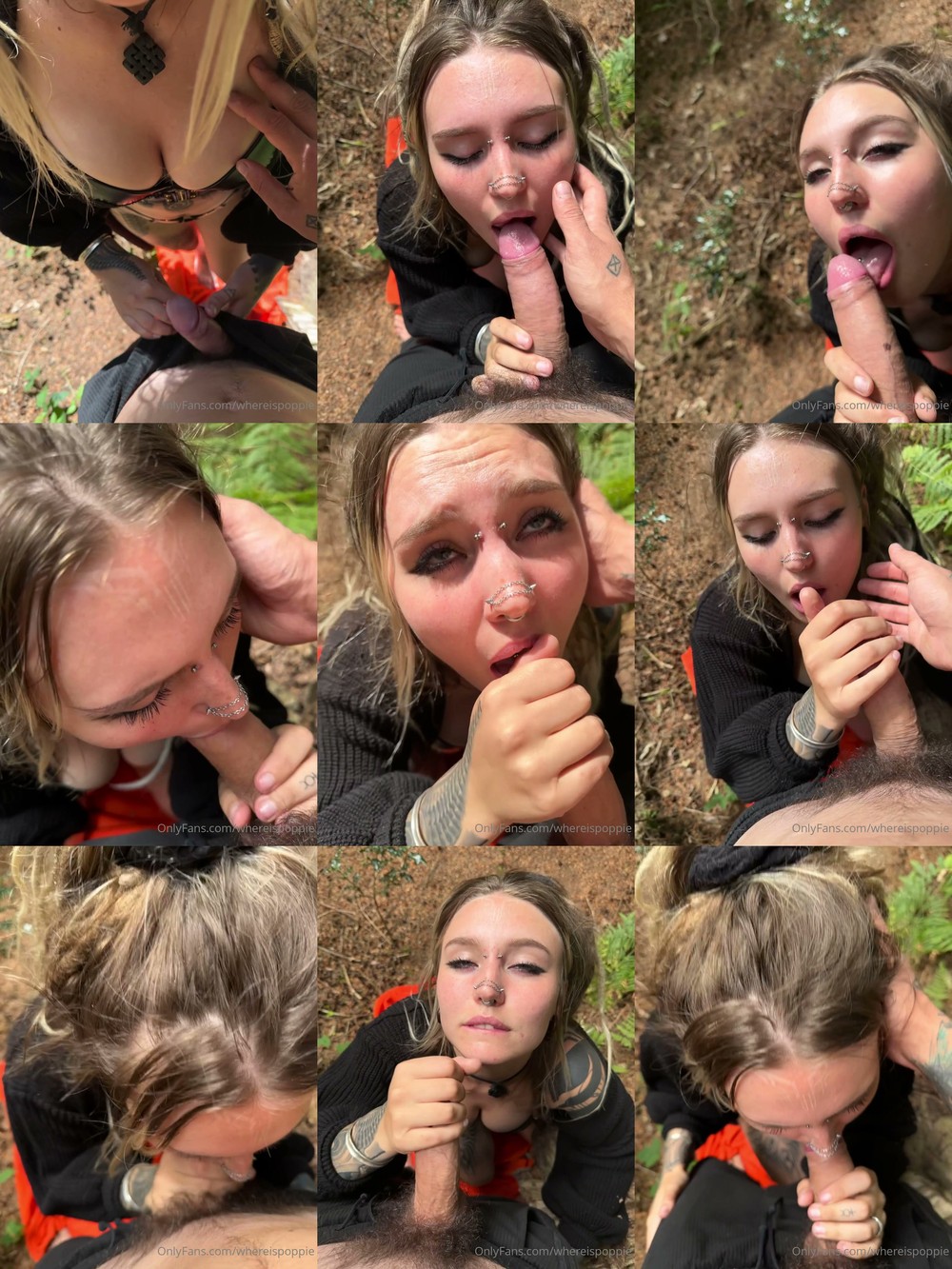 Scene screenshots from whereispoppie - Blowjob (OnlyFans)