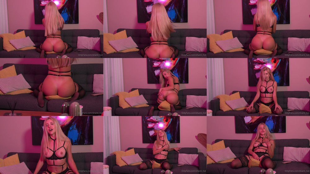 Scene screenshots from Shanti (Shanti_hot) - Pillow Grinding (OnlyFans)