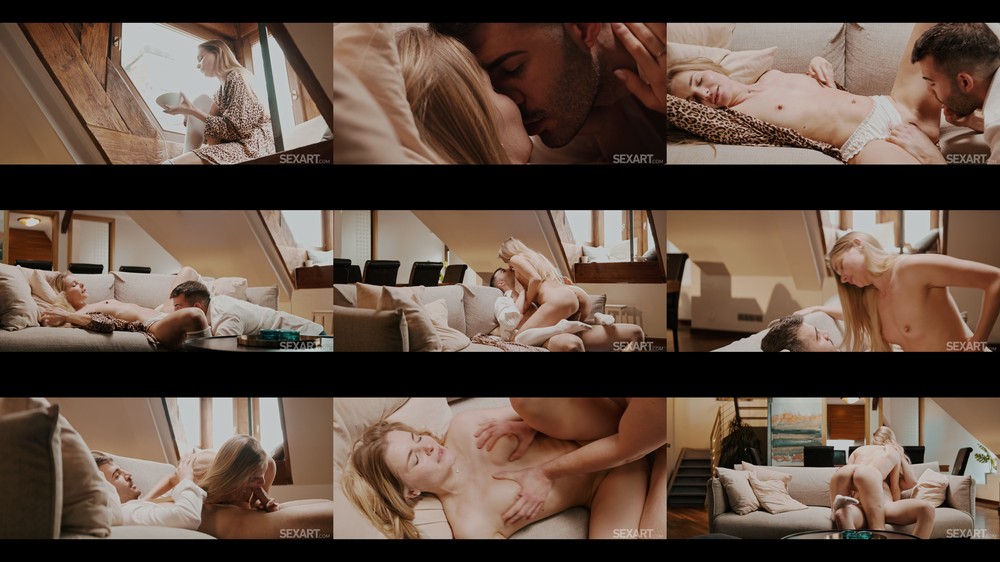 Scene screenshots from Fibi Euro - Temptation of the Flesh (SexArt, MetArt)