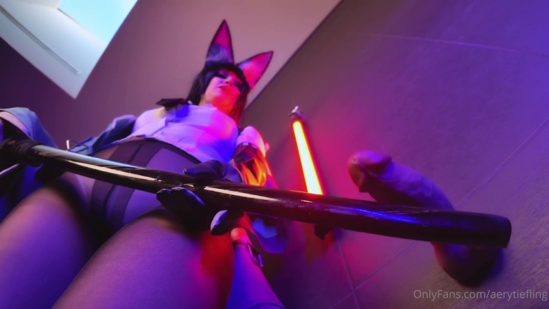 Watch Aery Tiefling - Miyabi - Zenless Zone Zero Cosplay - Thighjob (2025-08-08) full movie - Aery Tiefling - FullHD