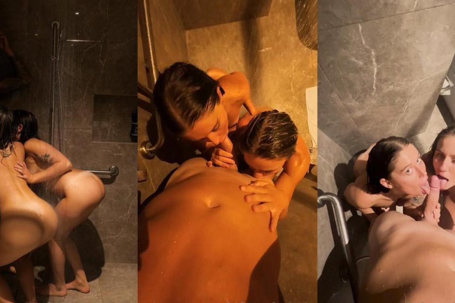 Watch Polly Wigney - Shower Threesome full movie - Polly Wigney - FullHD