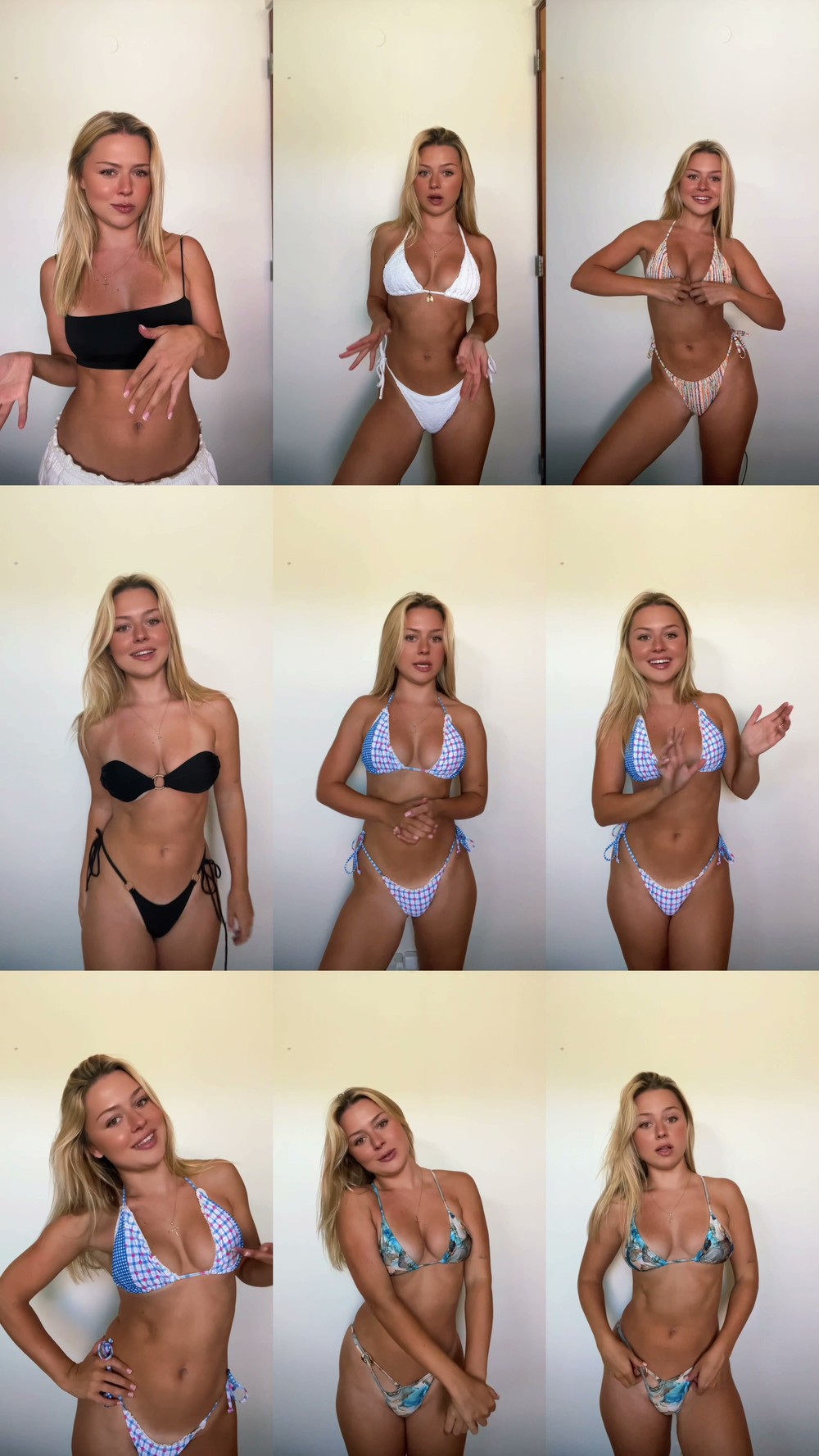 Scene screenshots from Morgan Harvill (s1ut4sushi) - Try On (OnlyFans)