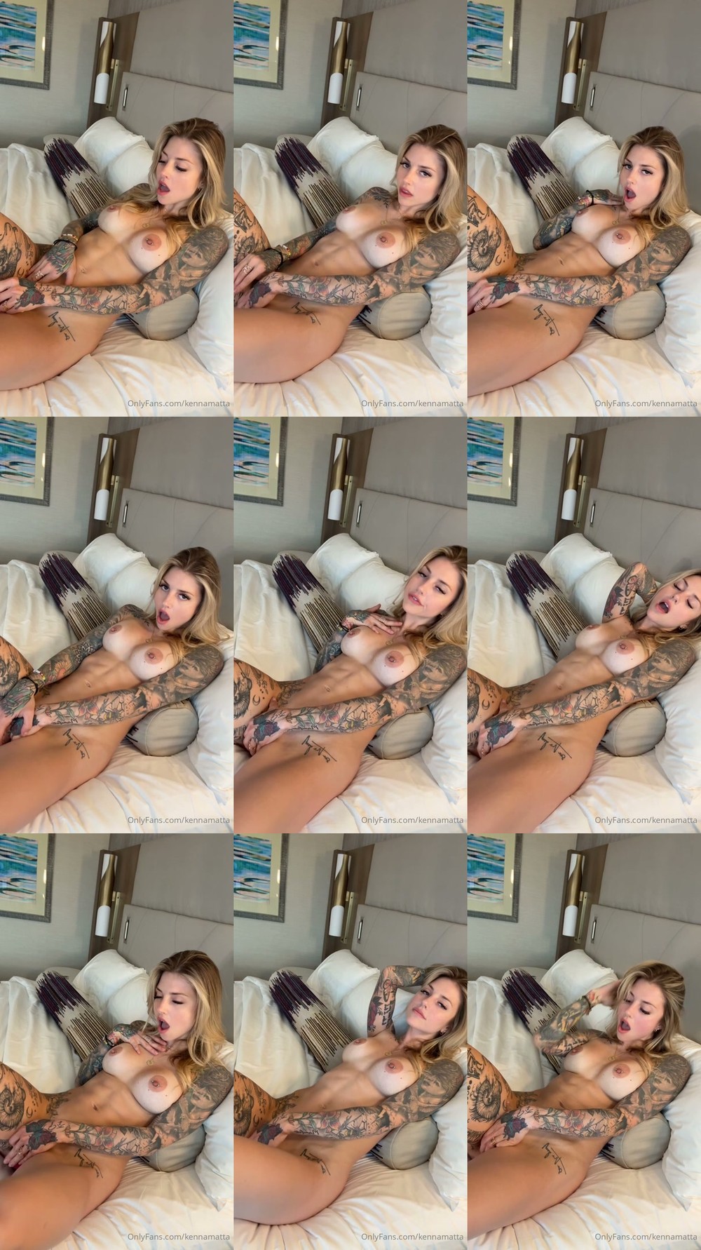 Scene screenshots from Kenna Matta (Kennamatta) - Masturbate (OnlyFans)