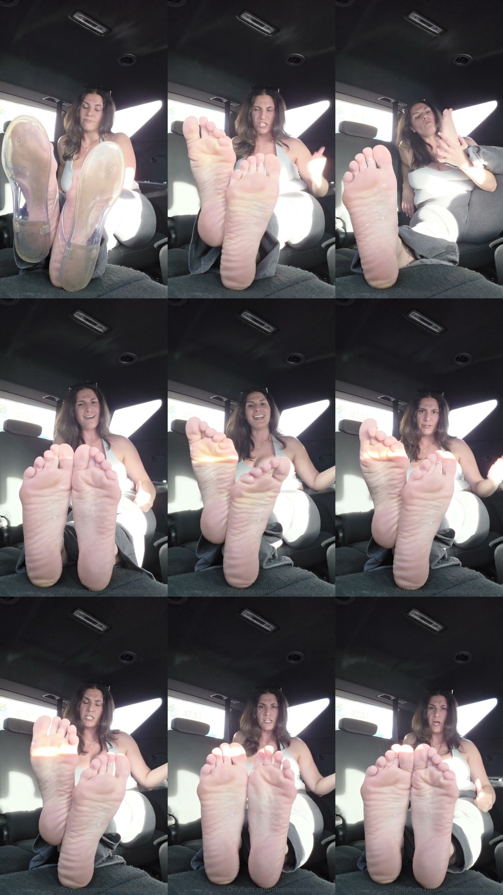 Scene screenshots from Nicolesgoddesssoles (Nikkimillf, Nikkinicole) - Feet (OnlyFans)