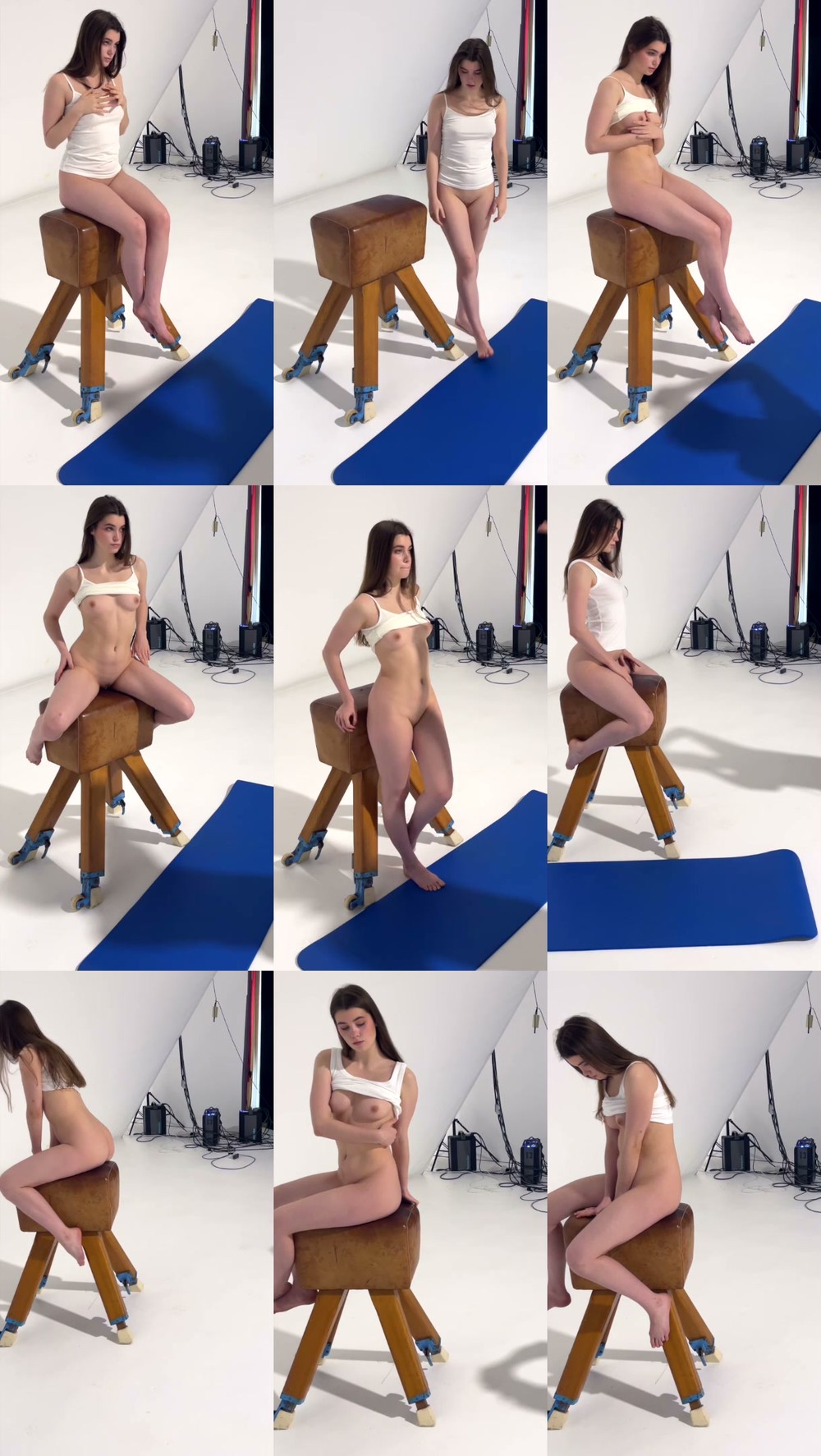 Scene screenshots from danablissangel - Nude Gymnastics Bts (Unknown)