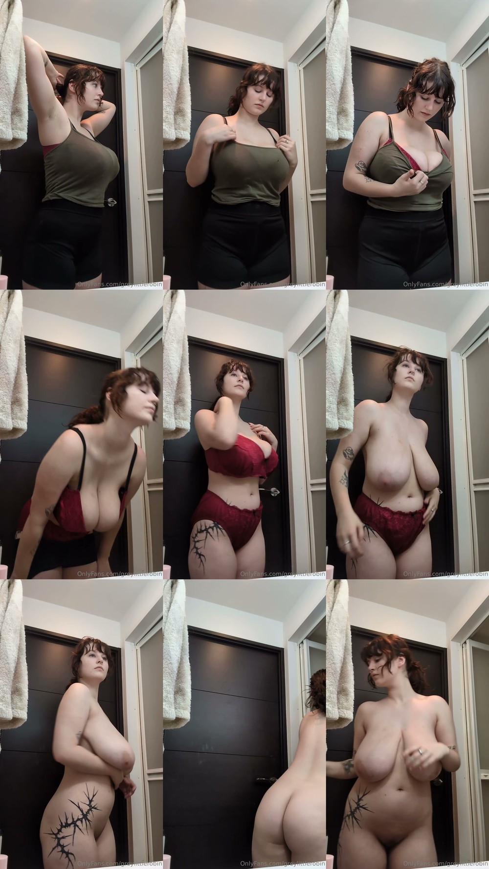 Scene screenshots from mylittlerobin (greylittlerobin, Robin Grey) - Undress (OnlyFans)