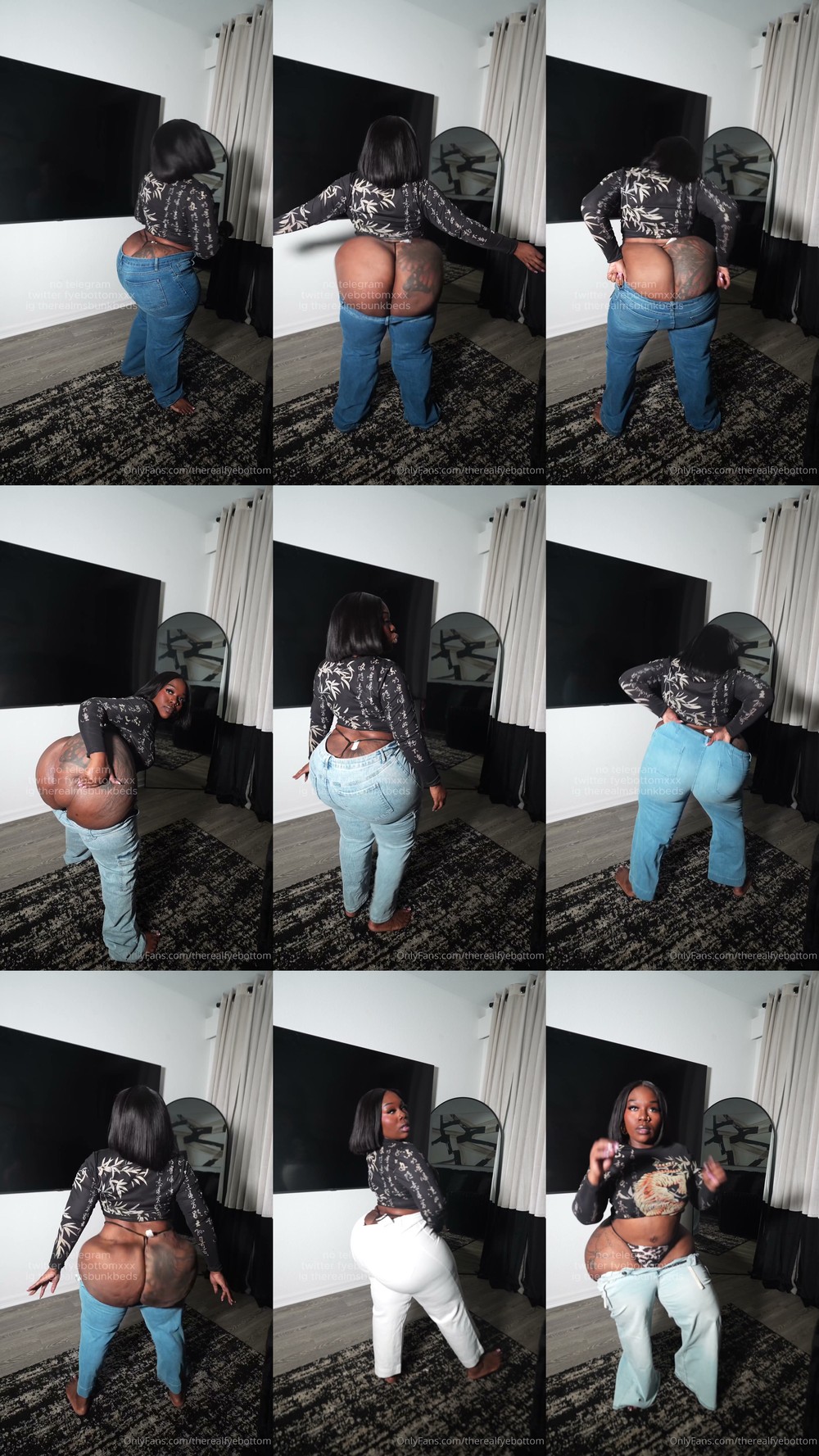 Scene screenshots from therealfyebottom - Big Ass (OnlyFans)