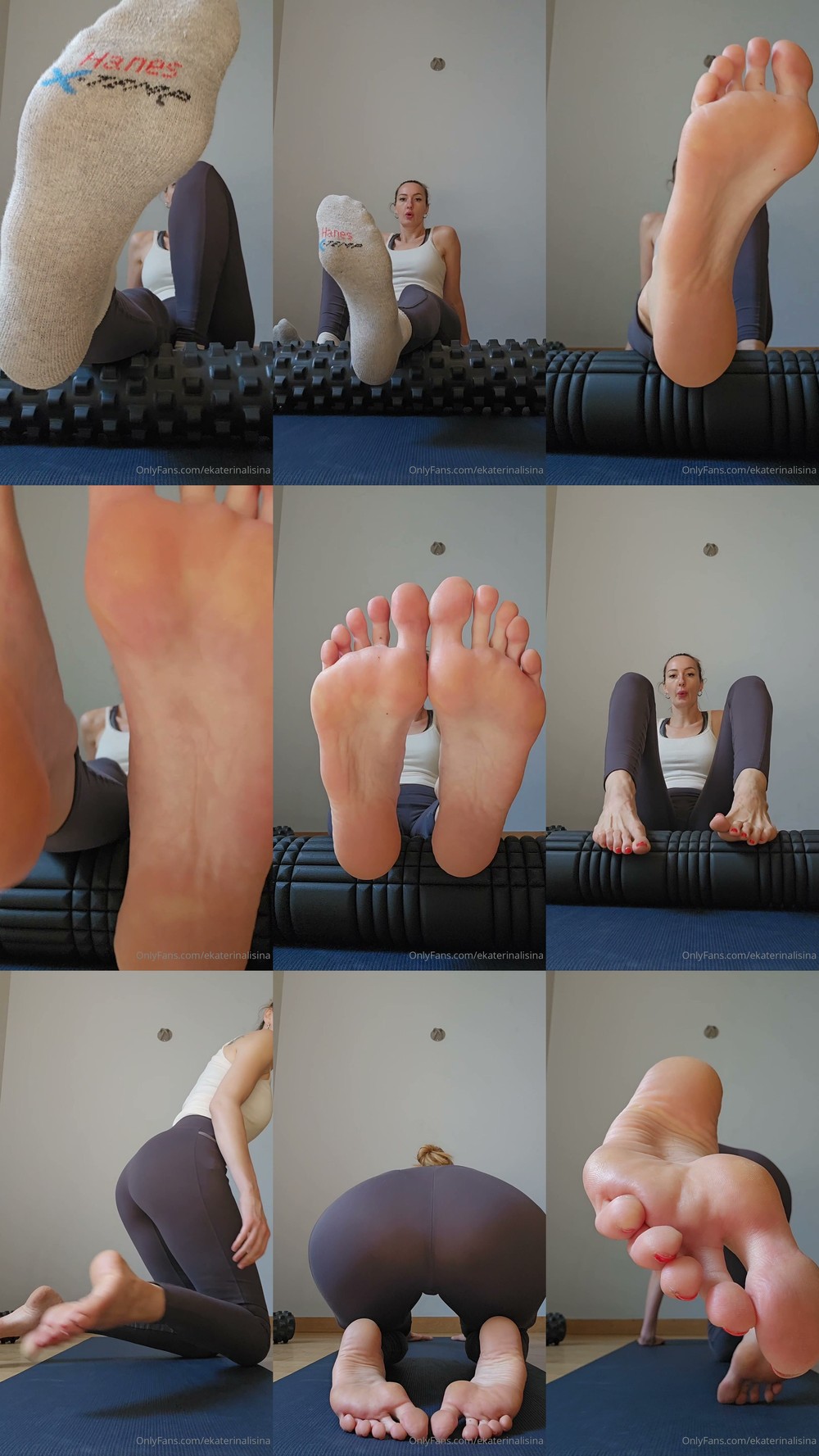 Scene screenshots from Ekaterina Lisina - Feet (OnlyFans)