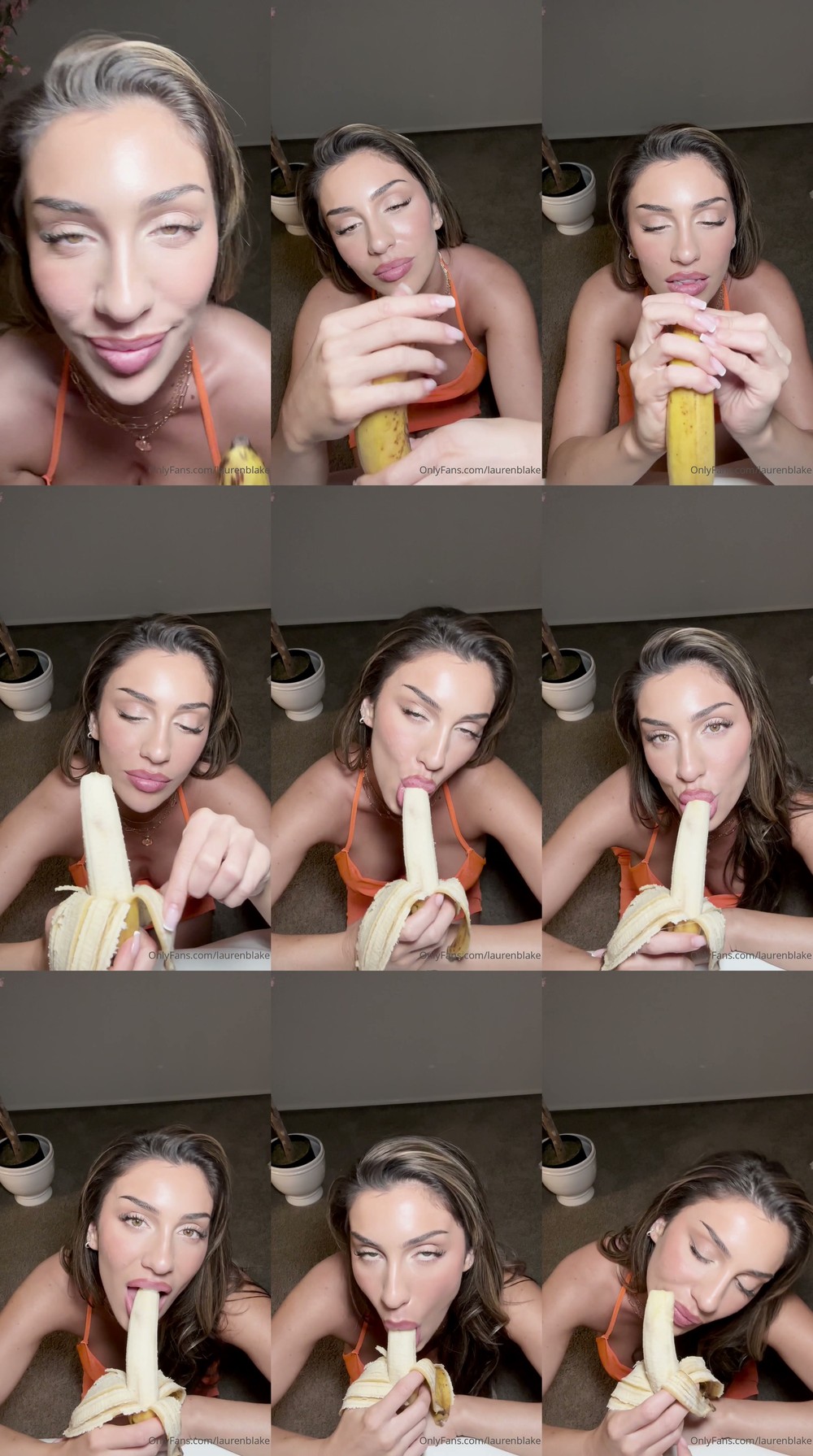Scene screenshots from Lauren Blake - Banana (OnlyFans)