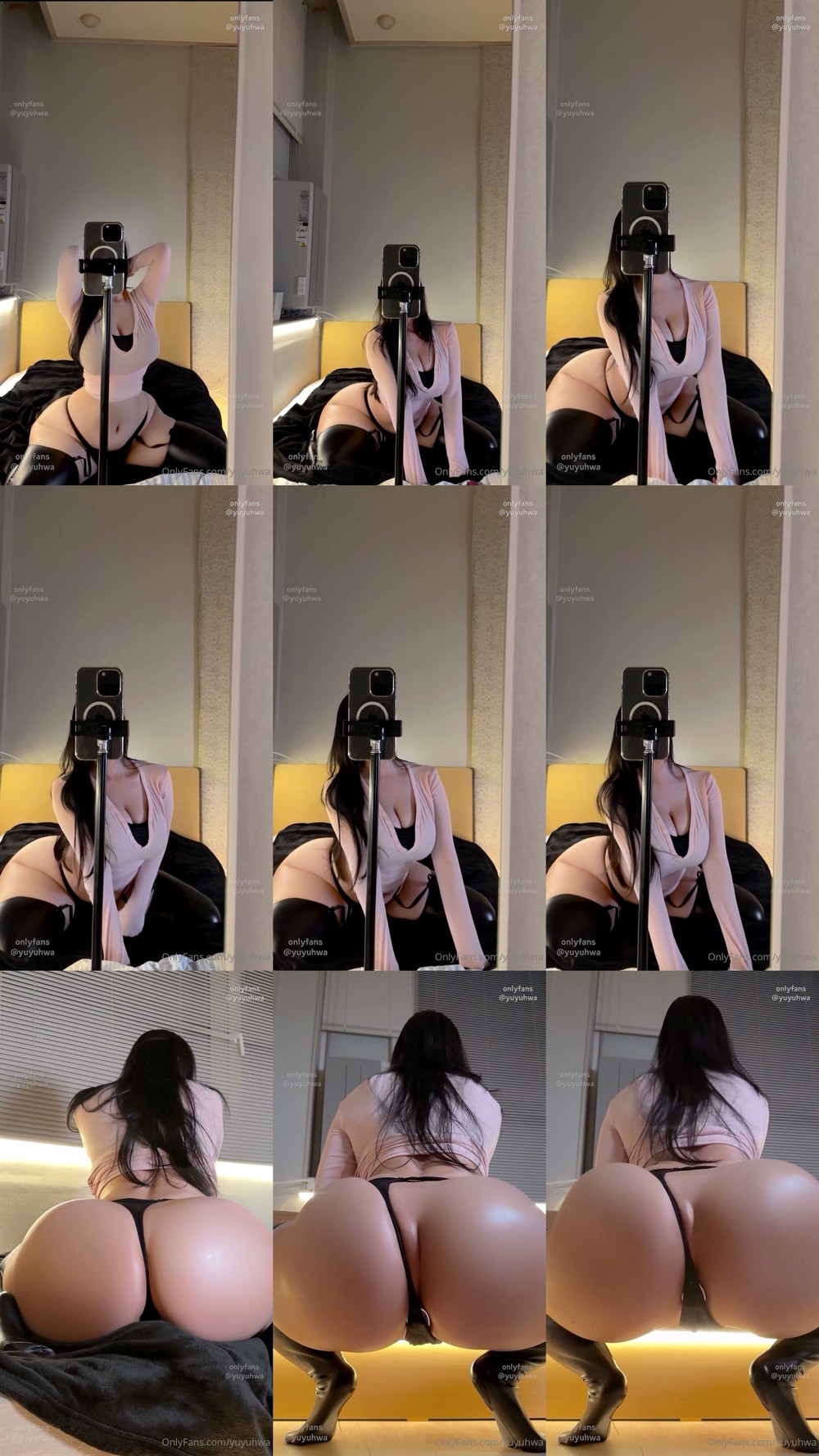 Scene screenshots from Yuyuhwa - Ass (OnlyFans)