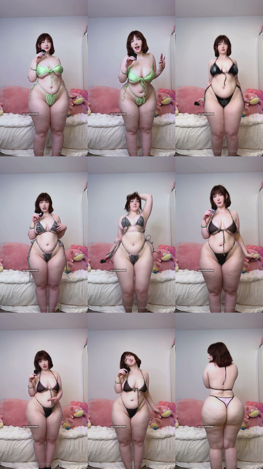 Scene screenshots from Low-keydeadinside (lowkeydeadinside) - Try On (OnlyFans)