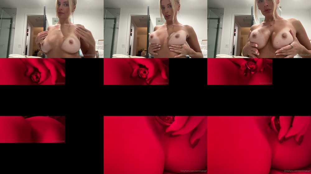 Scene screenshots from Corinna Kopf - Buttplug (OnlyFans)