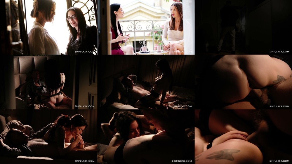 Scene screenshots from Anna De Ville, Angelica Heart - Special Services 1 (2026-05-25) (SinfulXXX, AdultPrime)