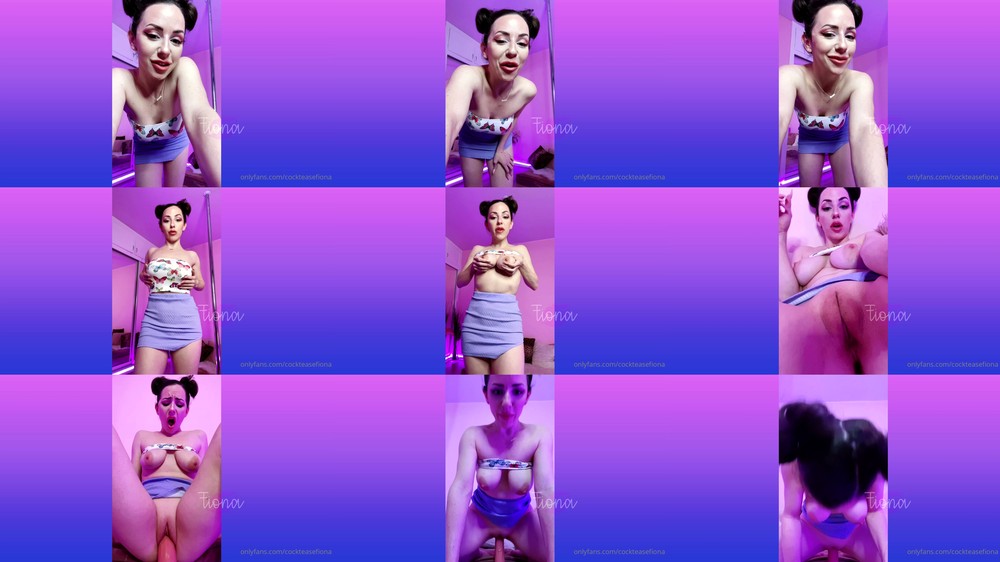 Scene screenshots from Cockteasefiona (Mama Fiona, Fiona Costello) - Teased And Blackmailed By Hott Sister (OnlyFans)