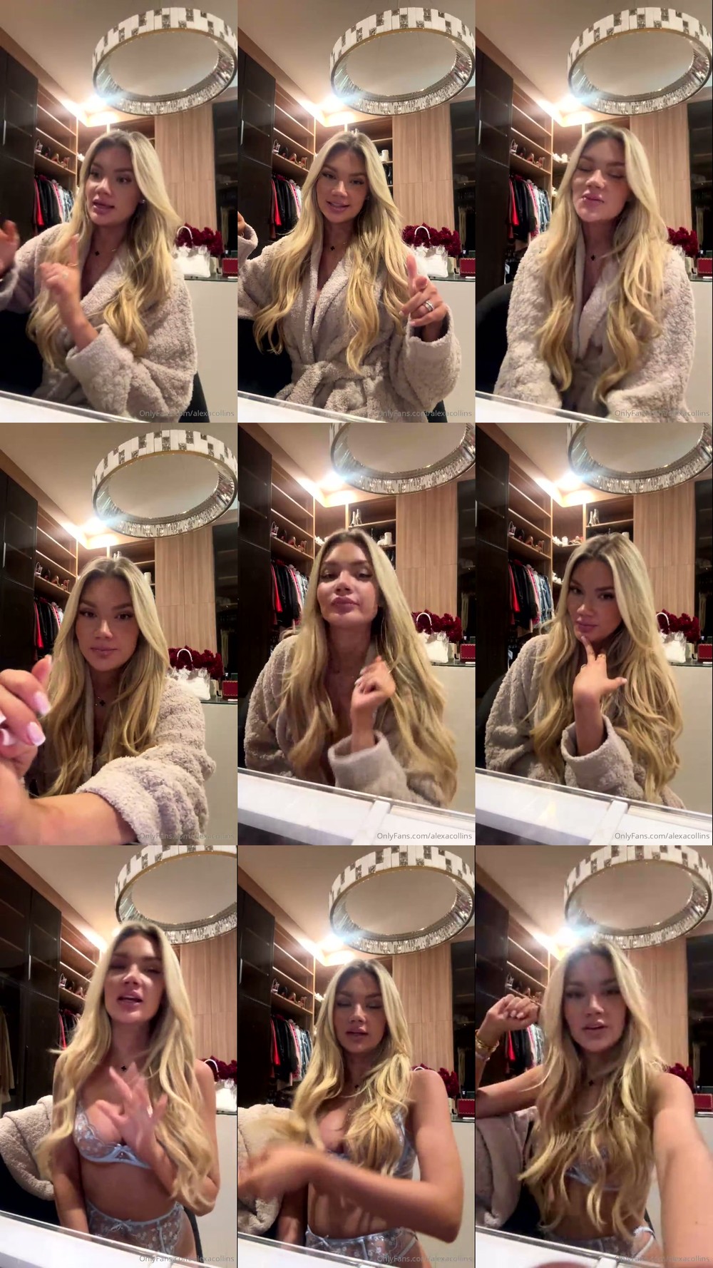 Scene screenshots from Alexa Collins - Livestream (OnlyFans)