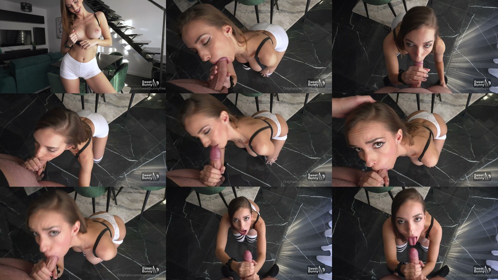 Scene screenshots from Sweet Bunny - Swallowing Daddy's Cum Daily Dose (OnlyFans)