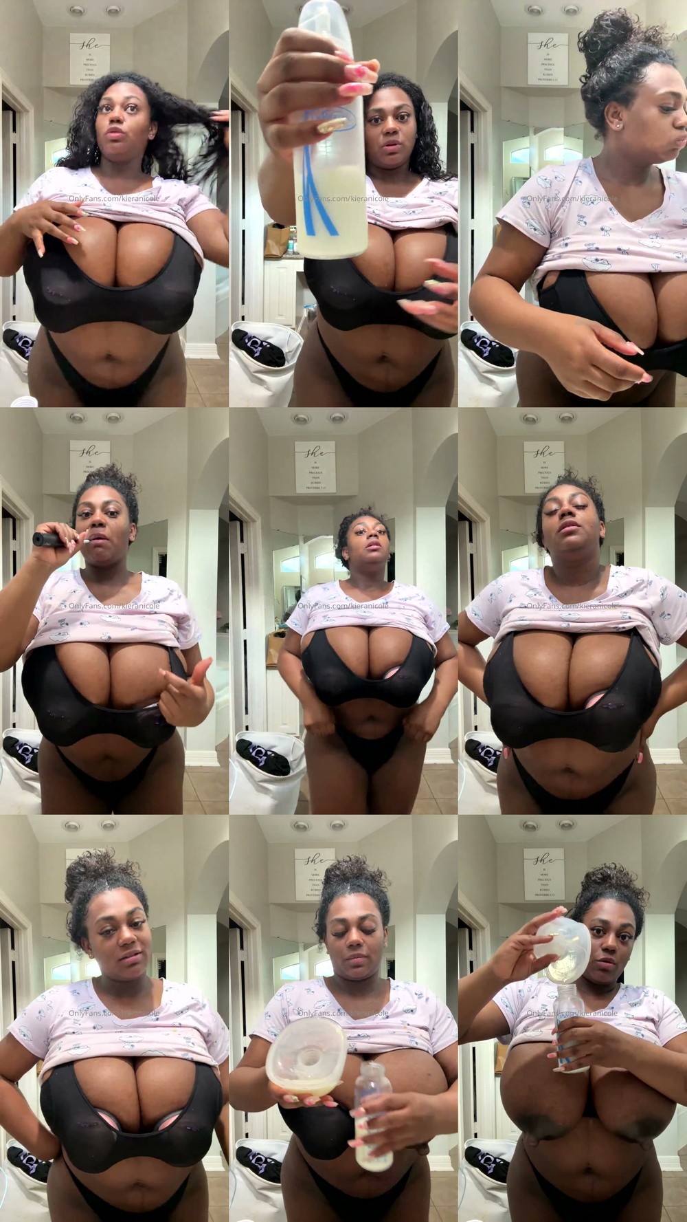 Scene screenshots from Kiera Nicole (kiera_nicole_) - Milk Pump (Unknown)