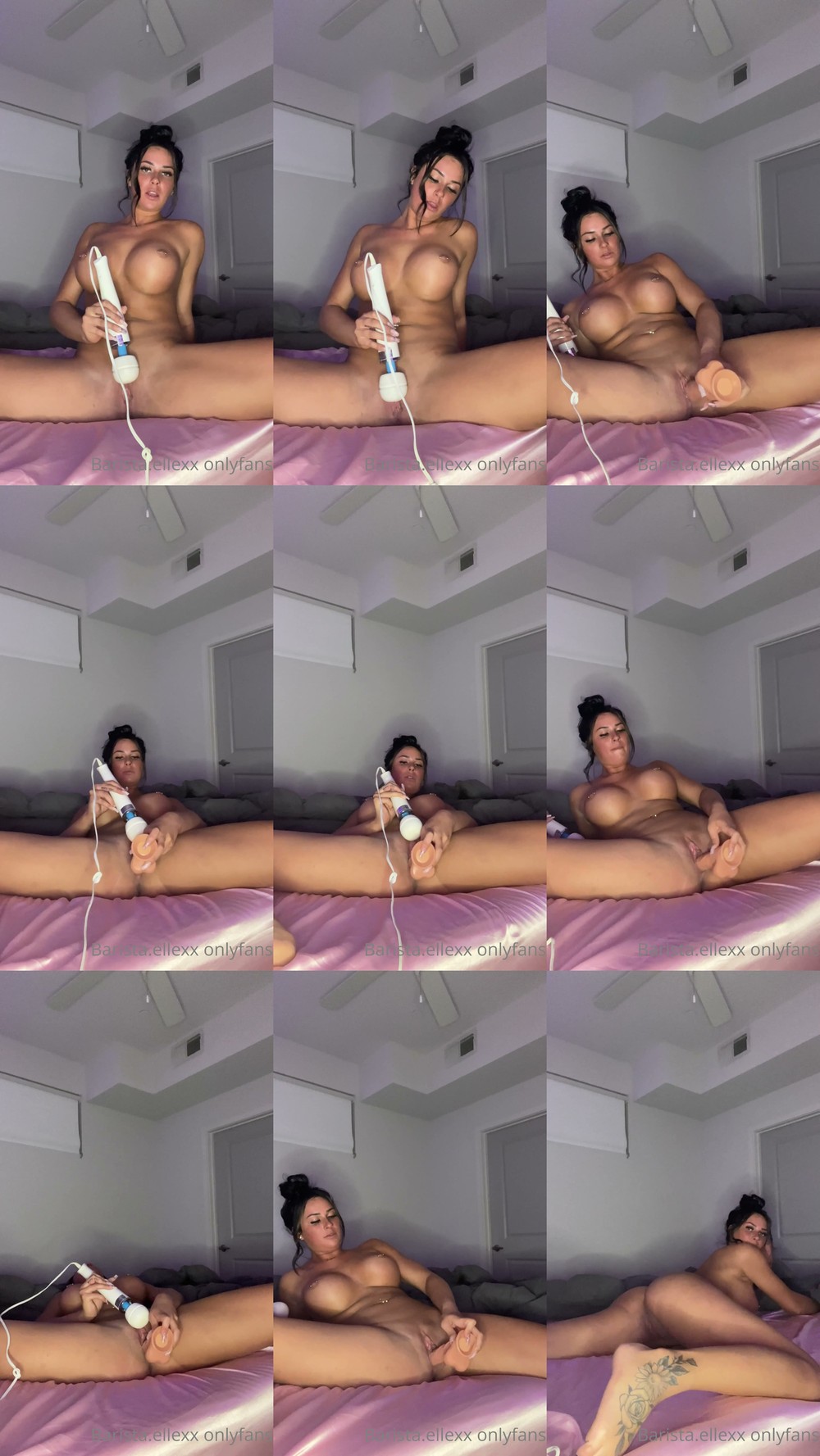 Scene screenshots from baristaellexx - Vibrator (OnlyFans)