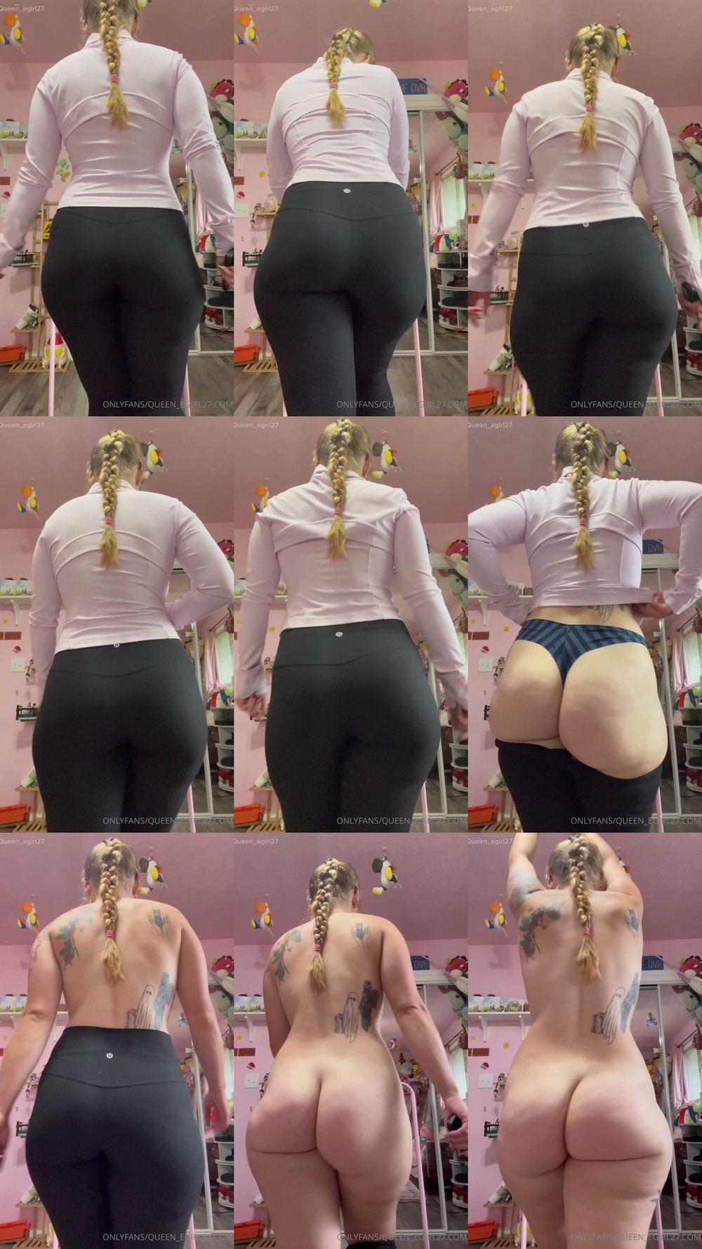 Scene screenshots from Queen_D (queen_egirl27) - Walking (OnlyFans)