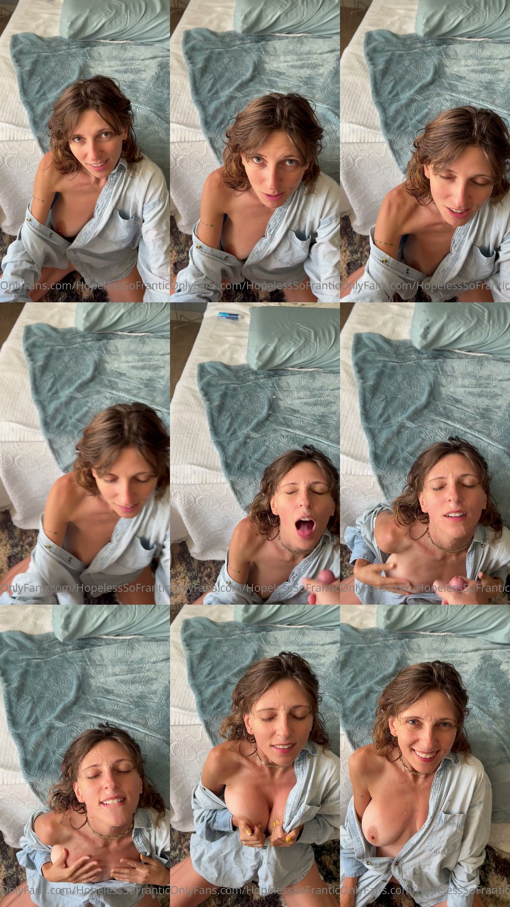 Scene screenshots from Hopelesssofrantic - Open Mouth Bg Facial (OnlyFans)
