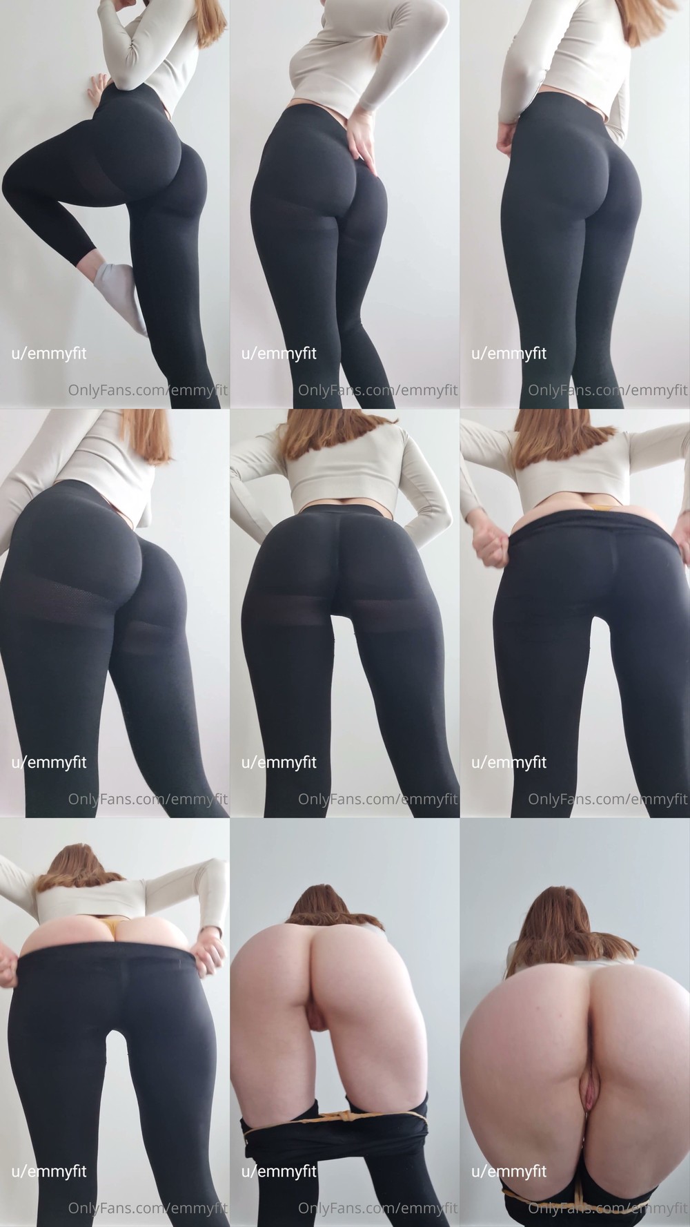 Scene screenshots from Emmyfit - Ass (OnlyFans)