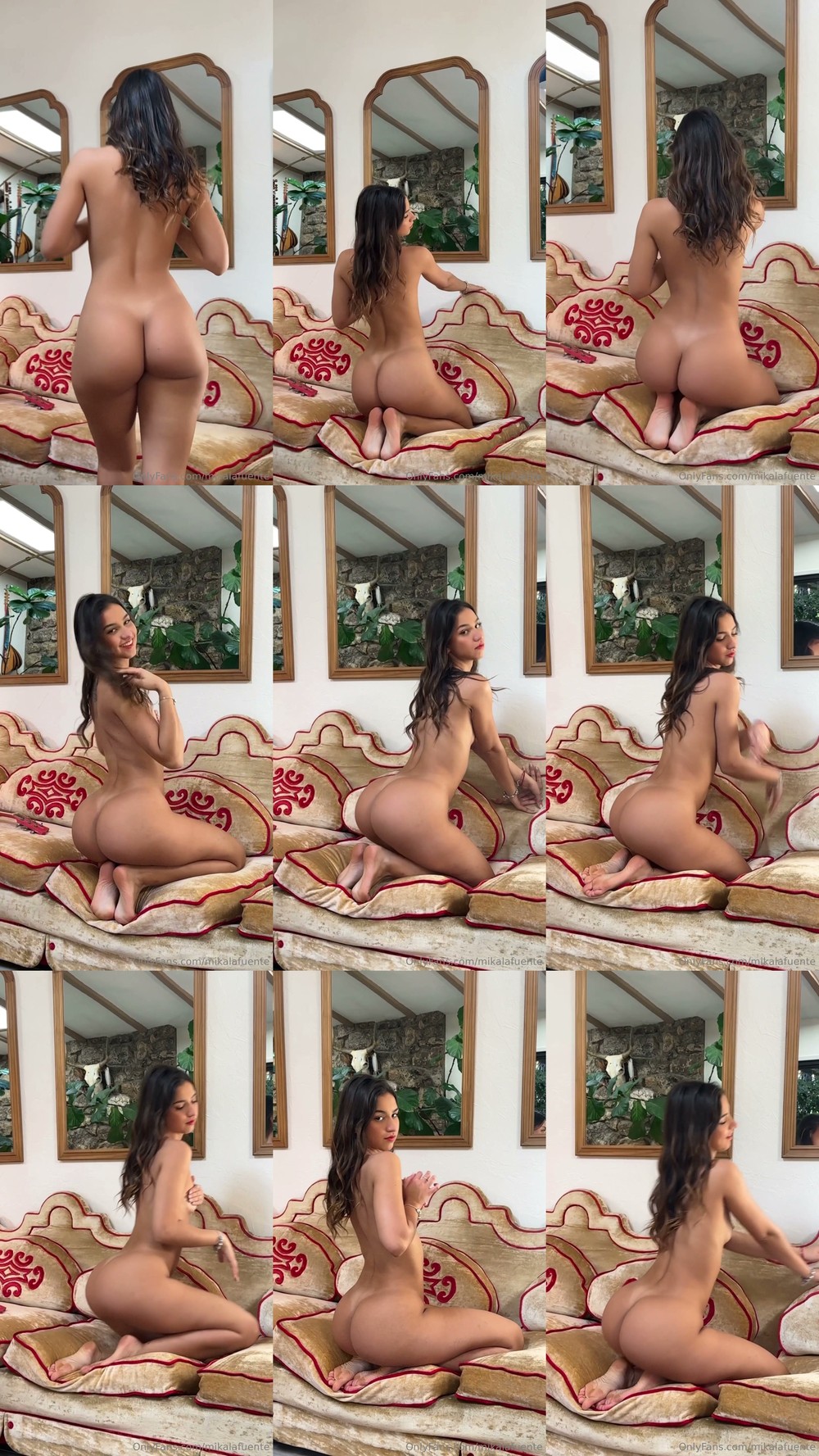 Scene screenshots from Mikaela Lafuente (Mika Lafuente) - Naked (OnlyFans)