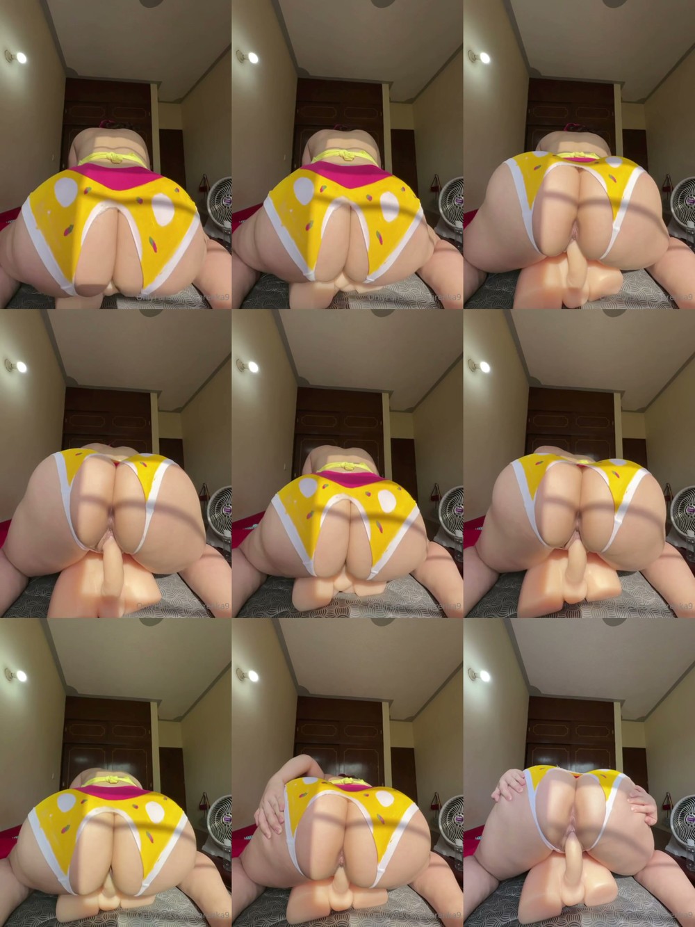 Scene screenshots from Karenka9 - Dildo Riding (OnlyFans)