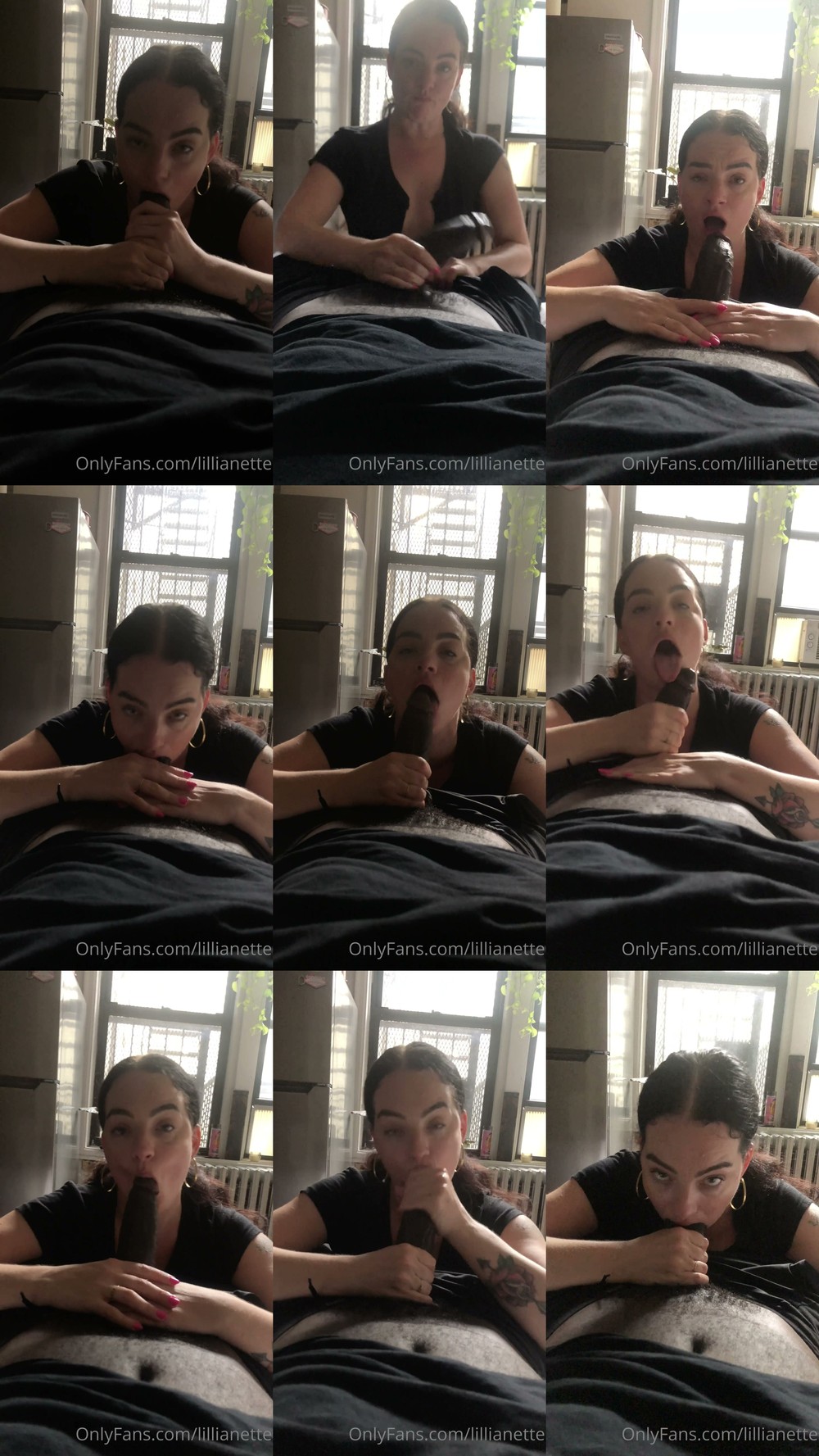 Scene screenshots from LilliandTee (lillianette) - BBC POV Blowjob (OnlyFans)