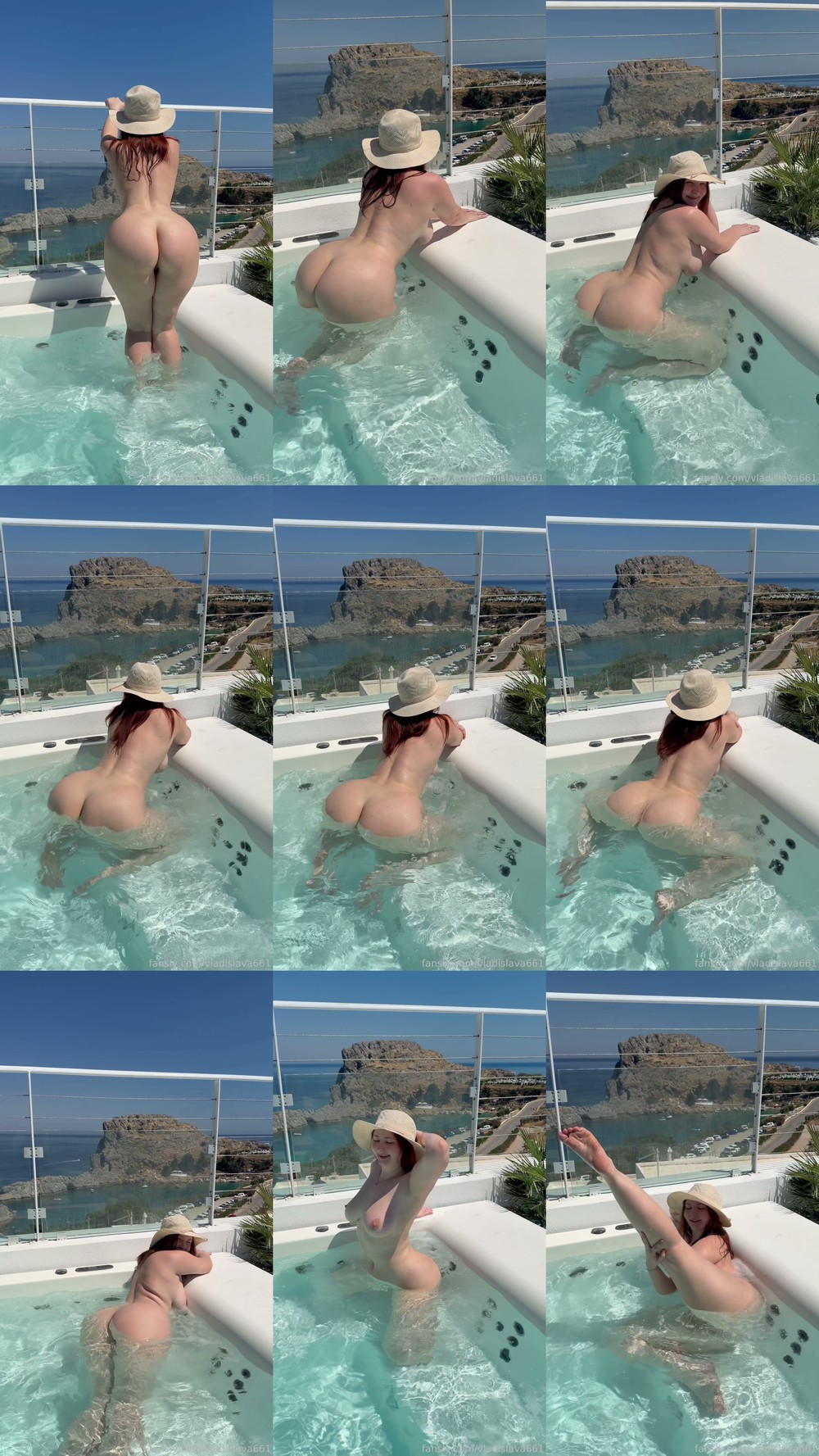Scene screenshots from Vladislava _661 (Vladislava Shelygina) - Just Taking A Fun Naked Dip In The Jacuzzi (OnlyFans)