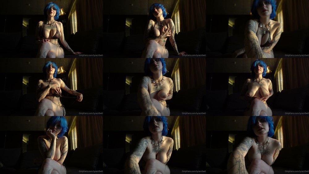 Scene screenshots from Lyra Crow (lyracr0w0) - Follow My Jerk Of Instruction (OnlyFans)