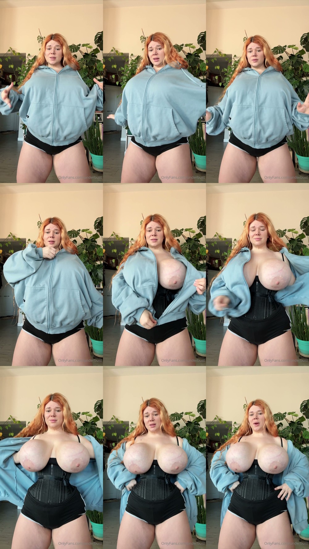 Scene screenshots from Penny Underbust - Solo (OnlyFans)