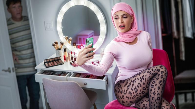 Watch Krystal Sparks - Anniversary Surprise: Not-So-Shy Hijab Wife Spitroasted! full movie - Krystal Sparks - FullHD