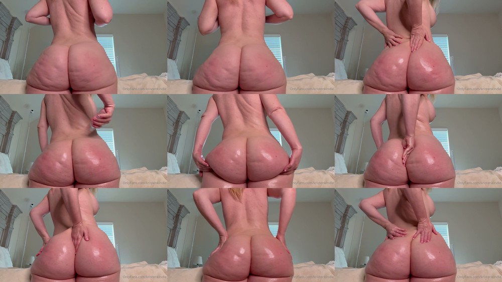 Scene screenshots from Kristen Kindle (kkbigbutt) (kktbg) - Oiled Ass (OnlyFans)