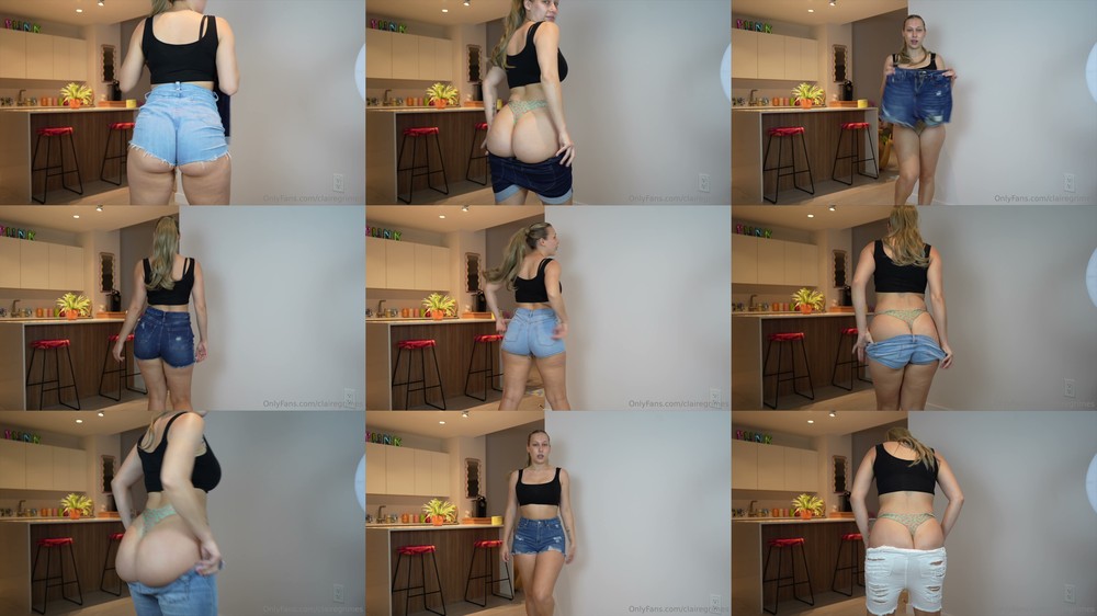 Scene screenshots from Claire Grimes - 2024 Throwback (OnlyFans)
