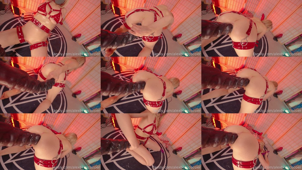 Scene screenshots from Alexbreecooper - Monster DIldo Anal (OnlyFans)