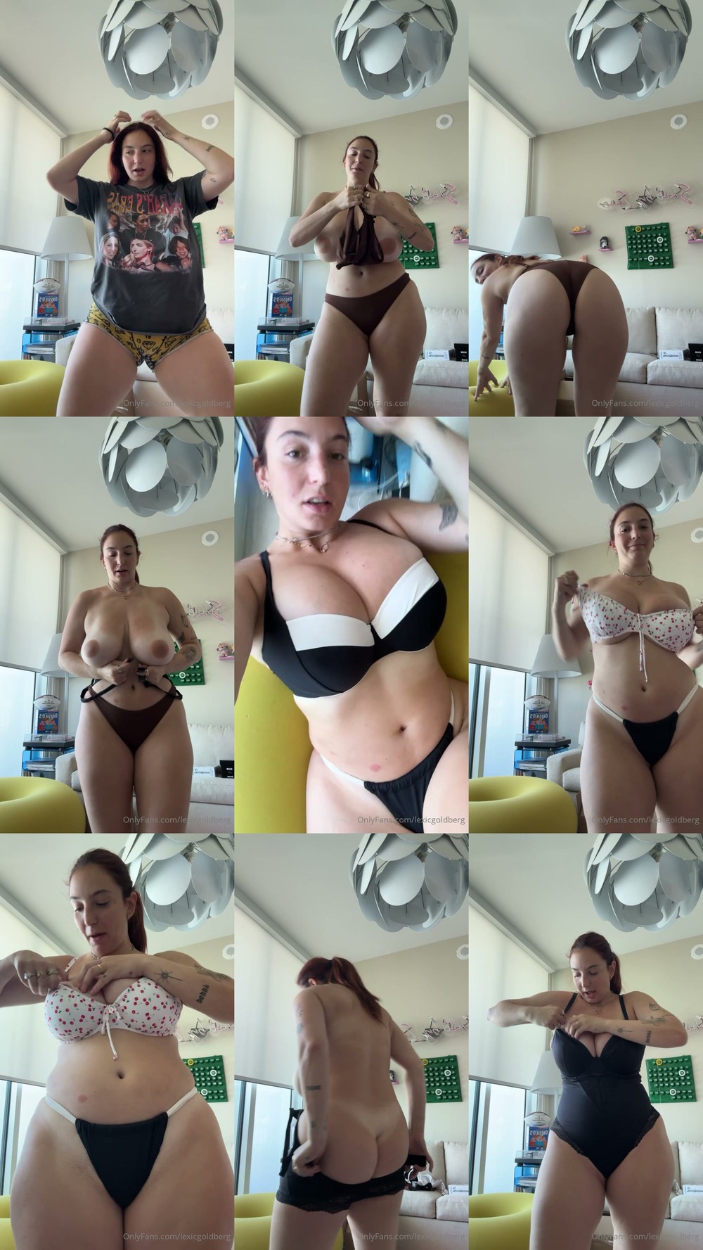 Scene screenshots from Lexicgoldberg (Lexi Cayla) - Bikini Try On Haul (OnlyFans)