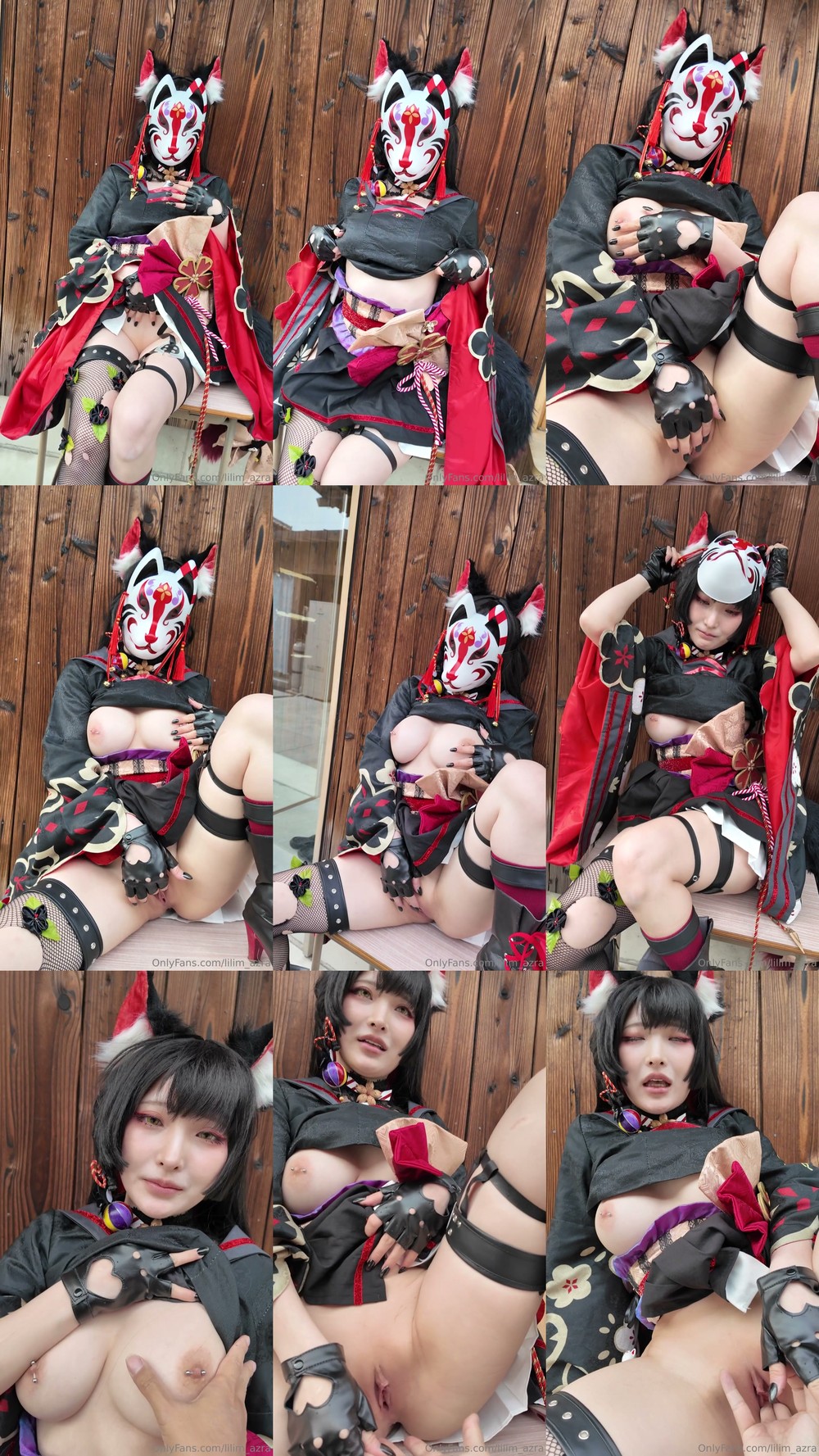 Scene screenshots from Fantasy Factory (komachi, Lilim Azra) - Fingering (OnlyFans)