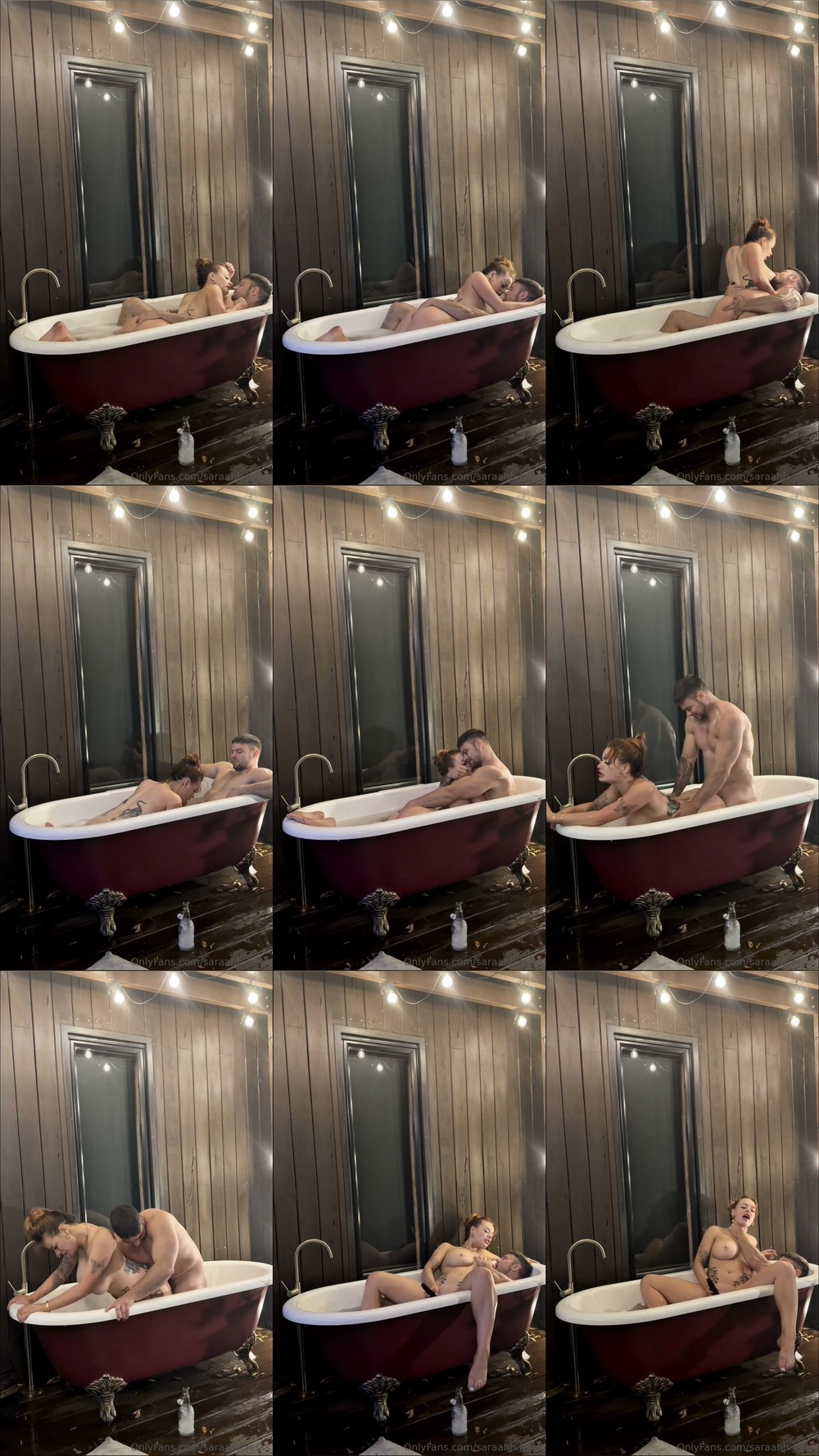 Scene screenshots from Sarah Jess (Sarah Barton) - First Sextape (OnlyFans)