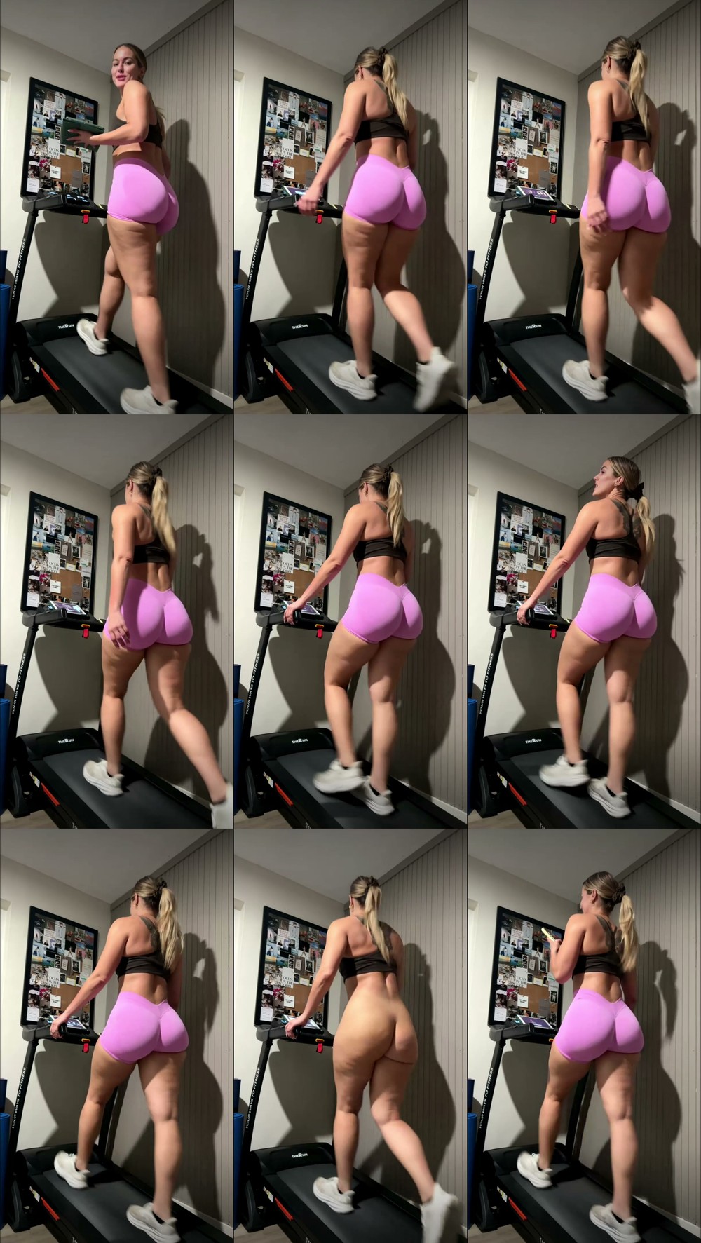 Scene screenshots from Realitywithriss/ stallionshit - Treadmill Of Live (OnlyFans)