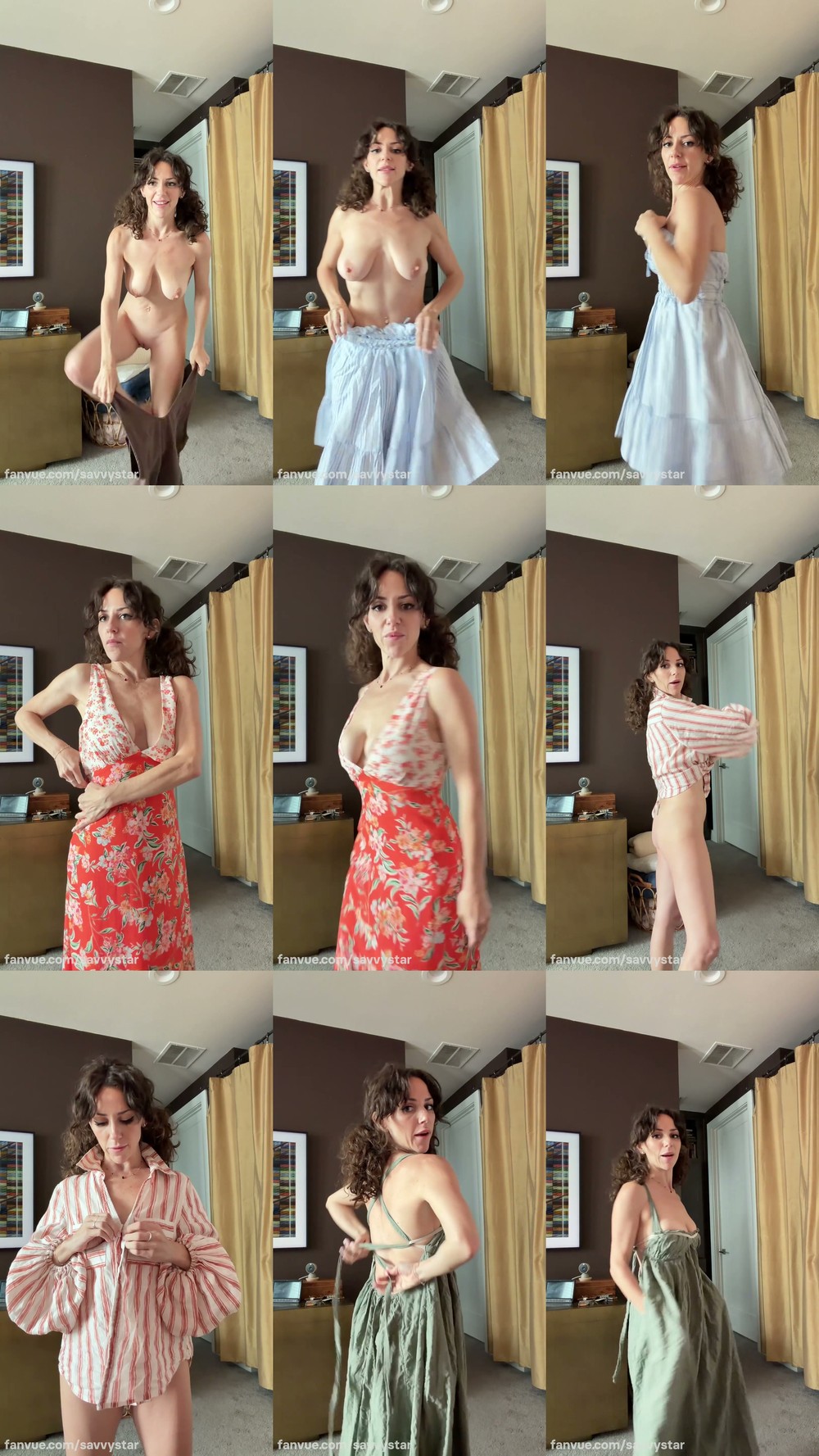 Scene screenshots from Cockteasefiona (Mama Fiona, Fiona Costello) - Try On Haul (OnlyFans)