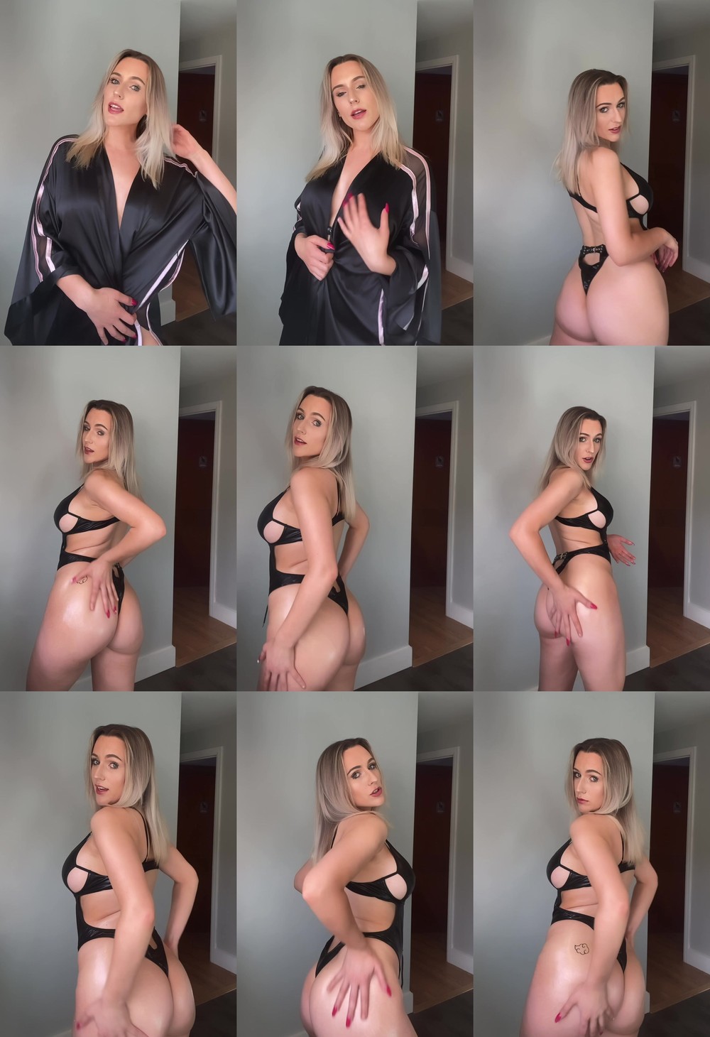 Scene screenshots from mistressmolly77 (Miss Mommy Molly) - Mesmerizing Oil Covered Ass (OnlyFans)